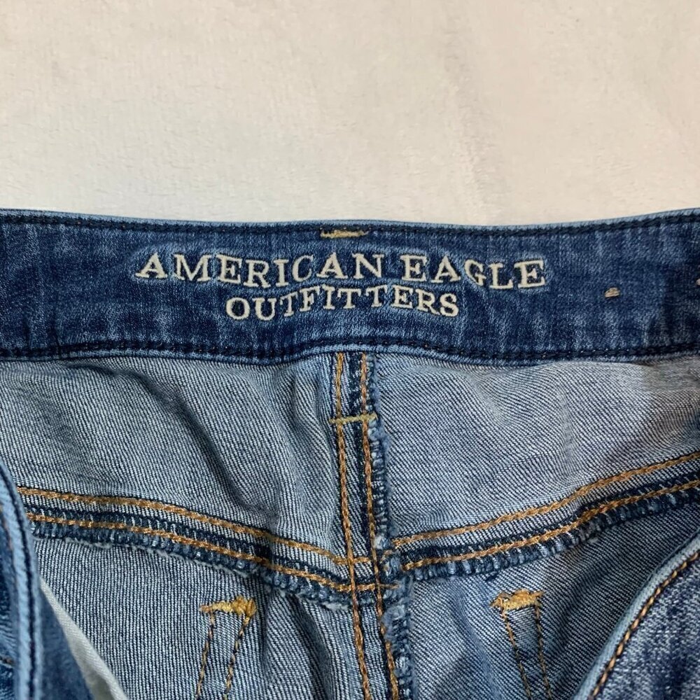 American Eagle Skinny Jeans Womens 4 Regular Blue Denim Medium‎ Wash - Picture 5 of 9